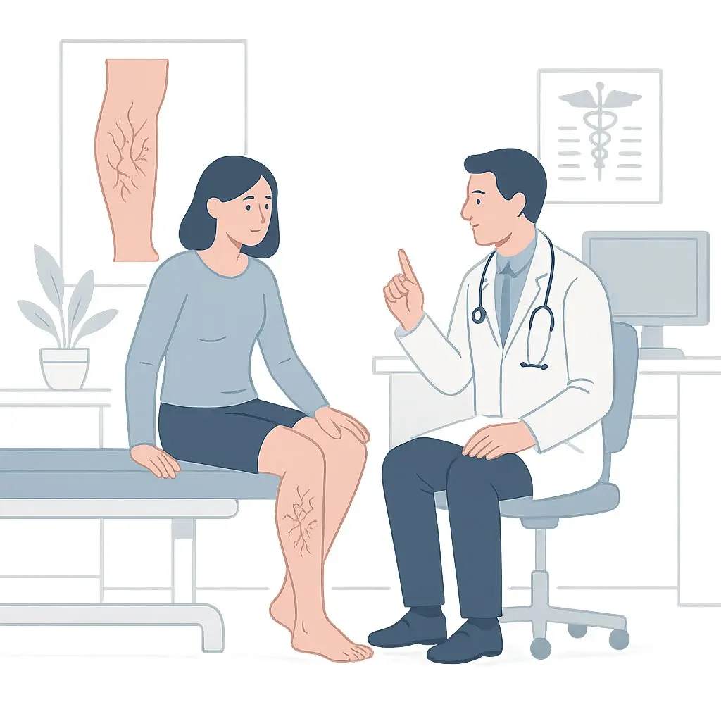 Besenreiser – feine Venen unter der Haut