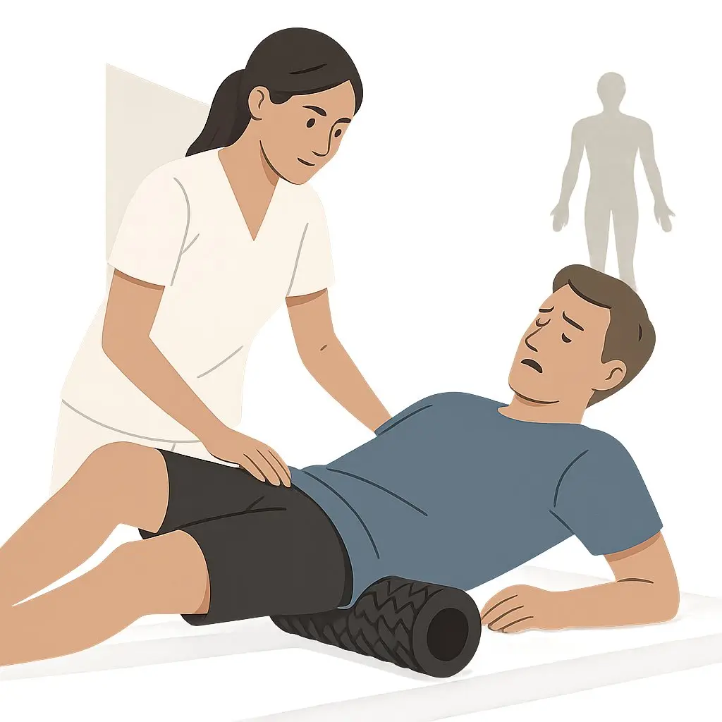 Faszientraining gegen Lipödem-Schmerzen.