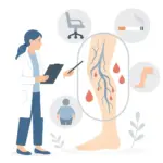 Grafik zu Ursachen von Krampfadern.