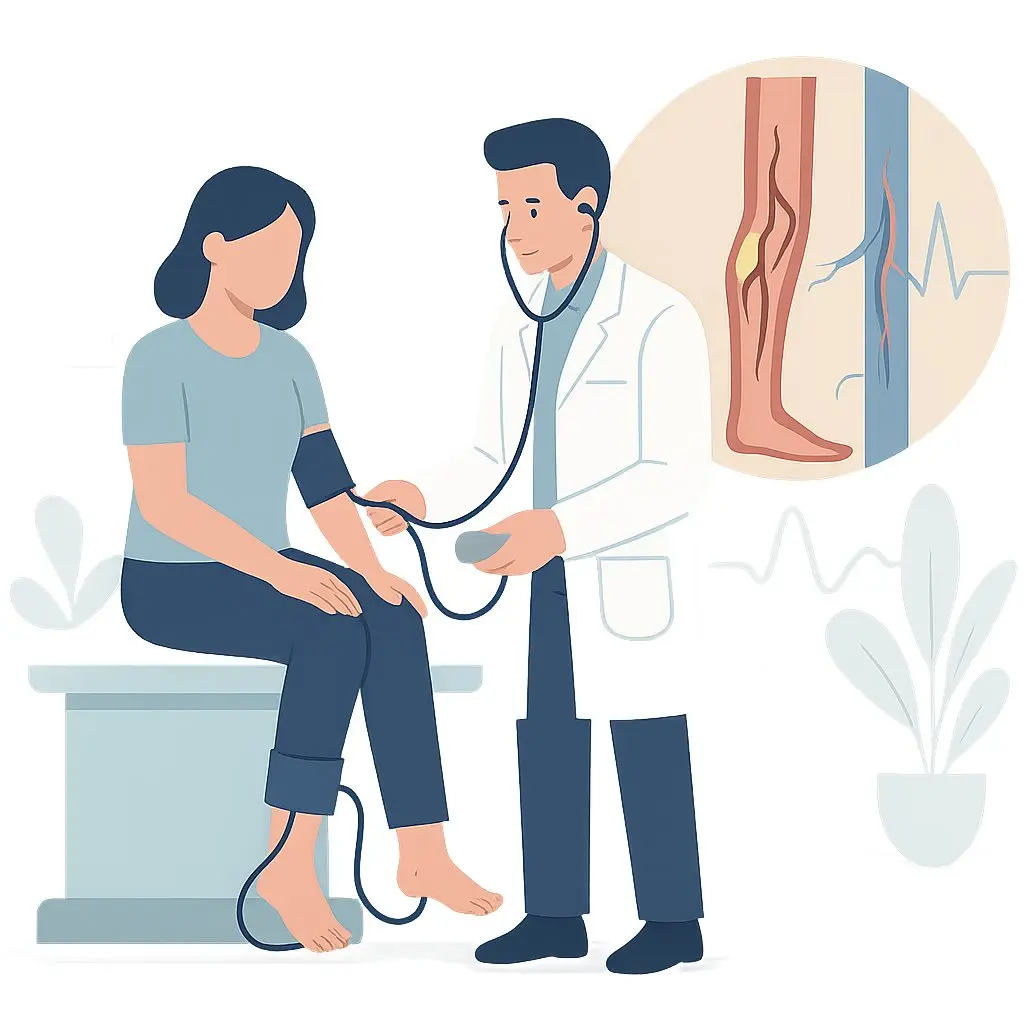 Knöchel-Arm-Index mit Doppler messen