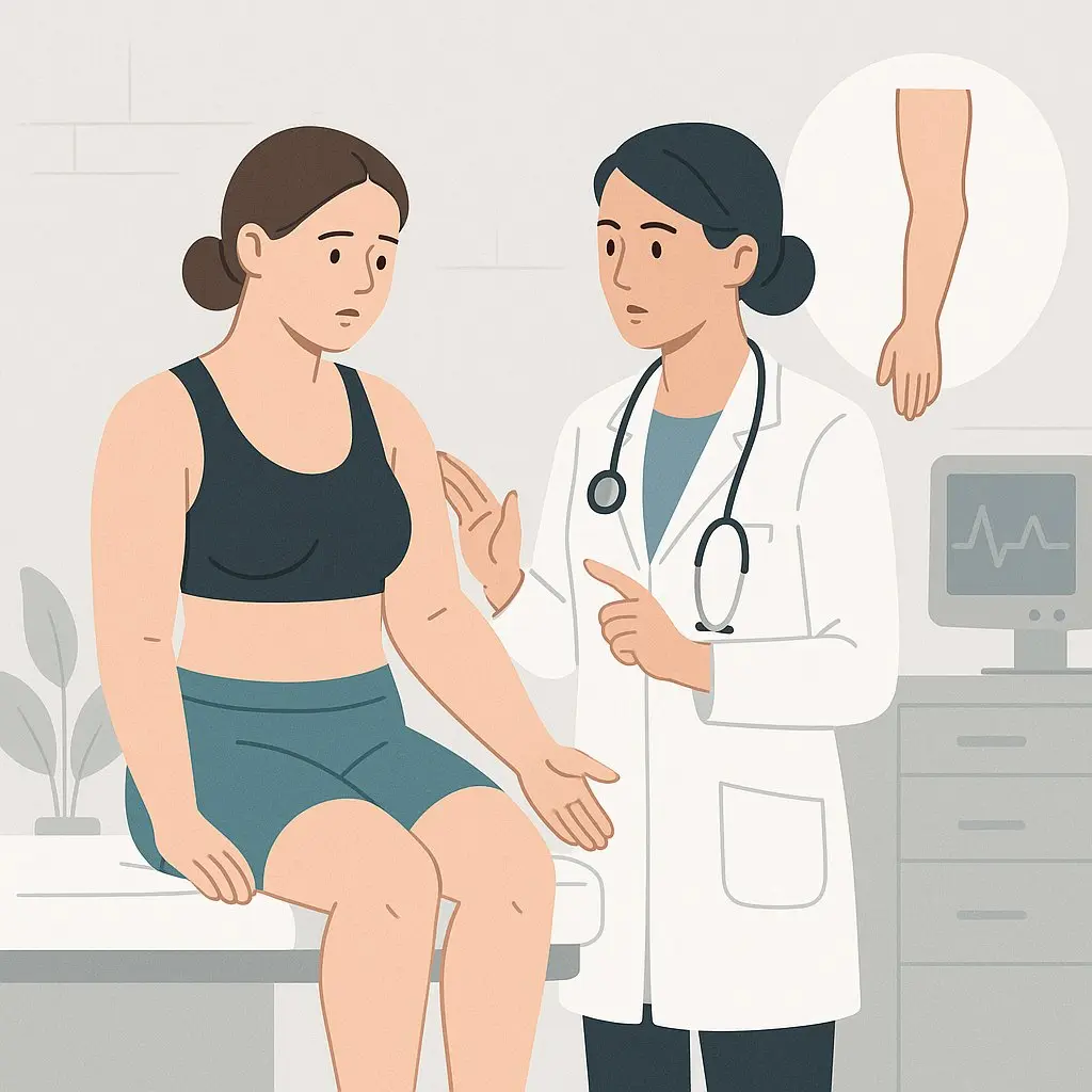 "Lipödem an den Armen"