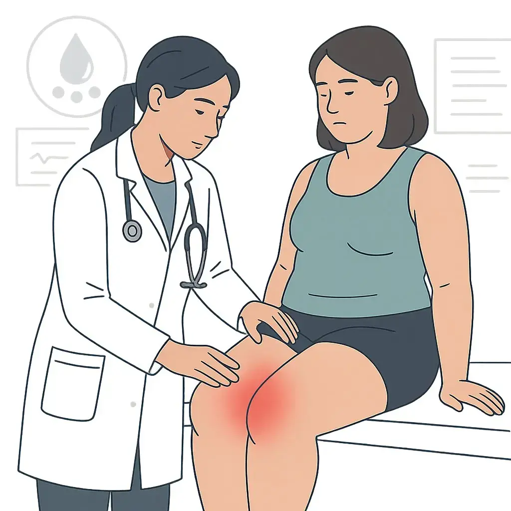 Lipödem Hamburg: Warnsignale Grad 1 zu 2