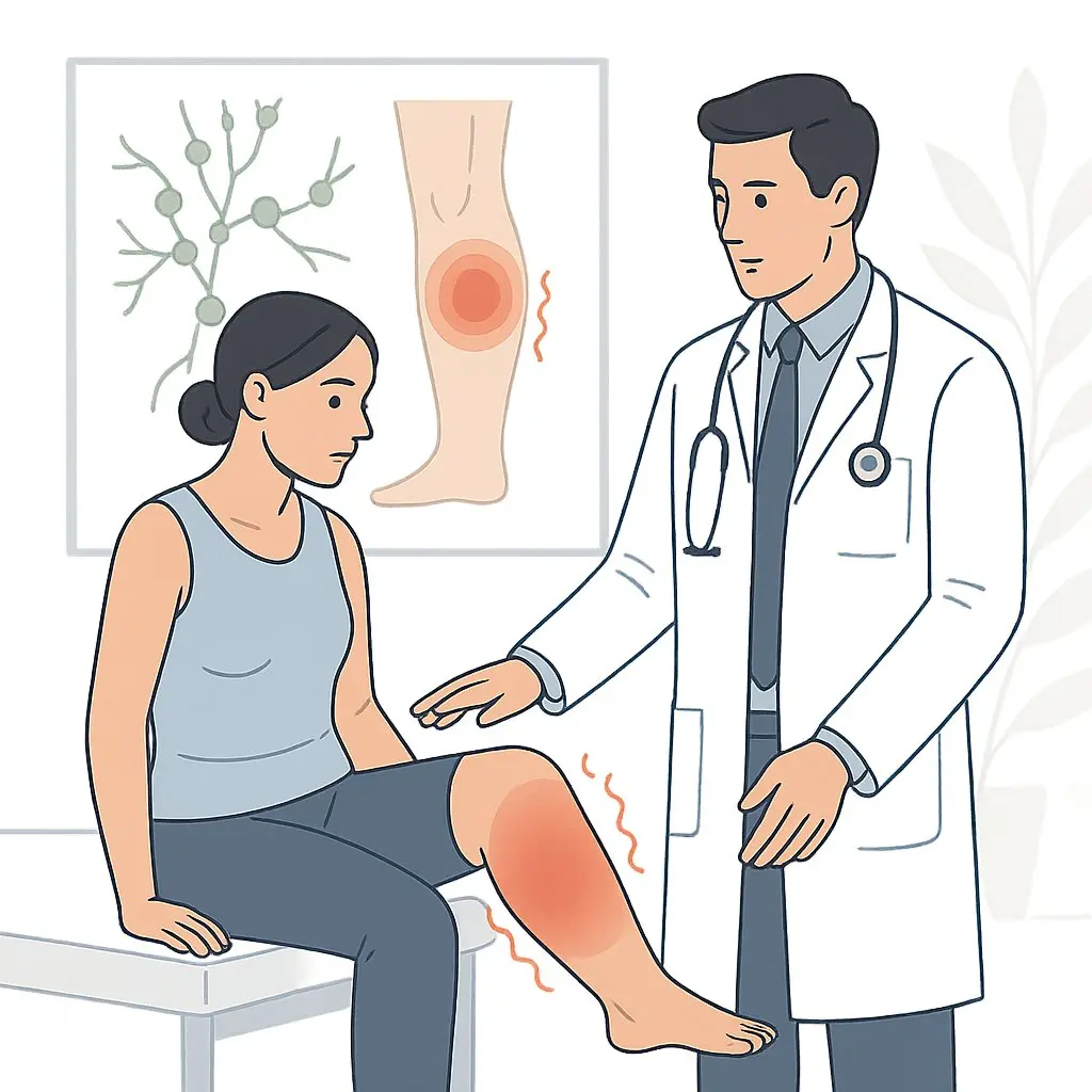 Lymphödem: Flüssigkeitsansammlung im Gewebe