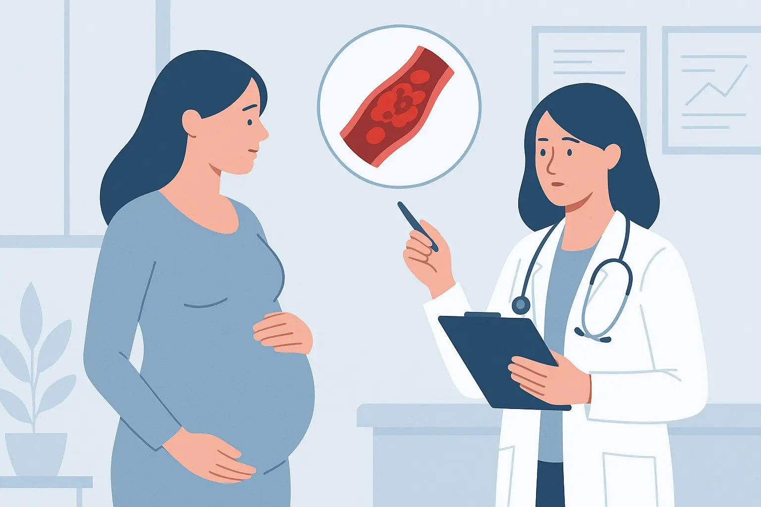 Thrombose Schwangerschaft Risikozeichen und Abklärung
