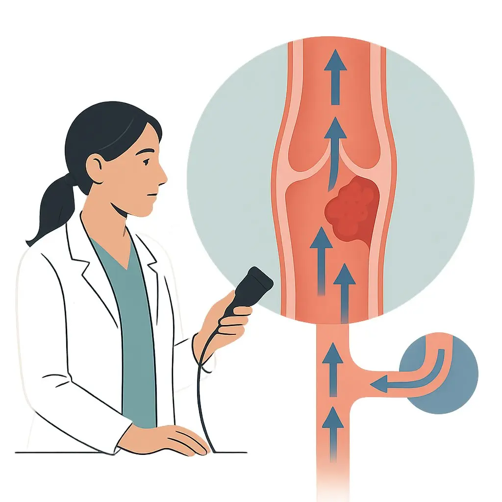 Venen-Duplex bei Krampfadern und Thrombose
