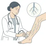 Venen in beruflichem Kontext darstellen.