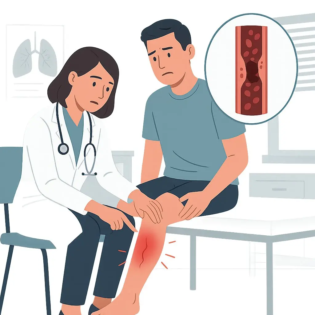 Venenthrombose: Akuter Notfall in Beinen