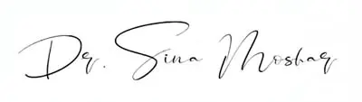 Unterschrift Sina Moshar MD